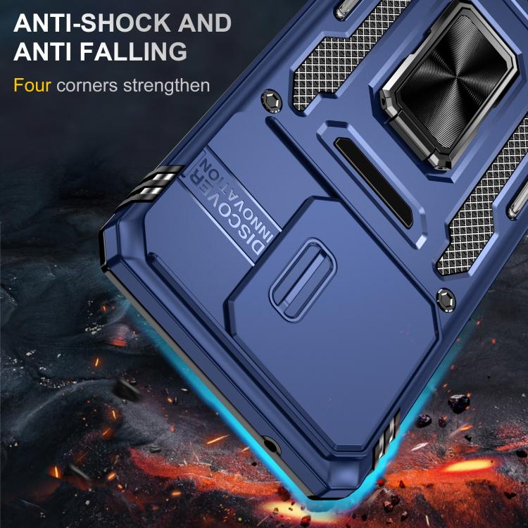 For Motorola Moto G Stylus 5G 2025 Armor PC + TPU Camera Shield Phone Case