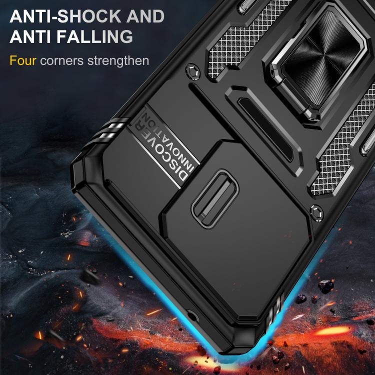 For Motorola Moto G Stylus 5G 2025 Armor PC + TPU Camera Shield Phone Case