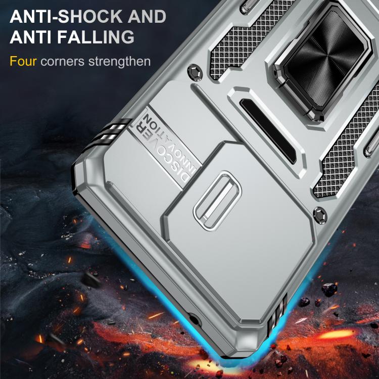 For Motorola Moto G Stylus 5G 2025 Armor PC + TPU Camera Shield Phone Case