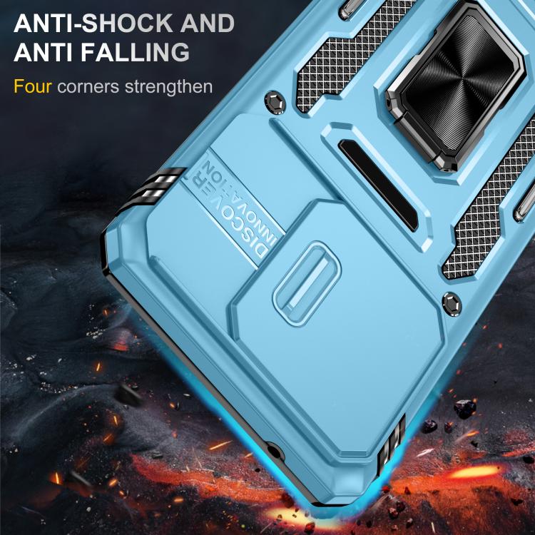 For Motorola Moto G Stylus 5G 2025 Armor PC + TPU Camera Shield Phone Case