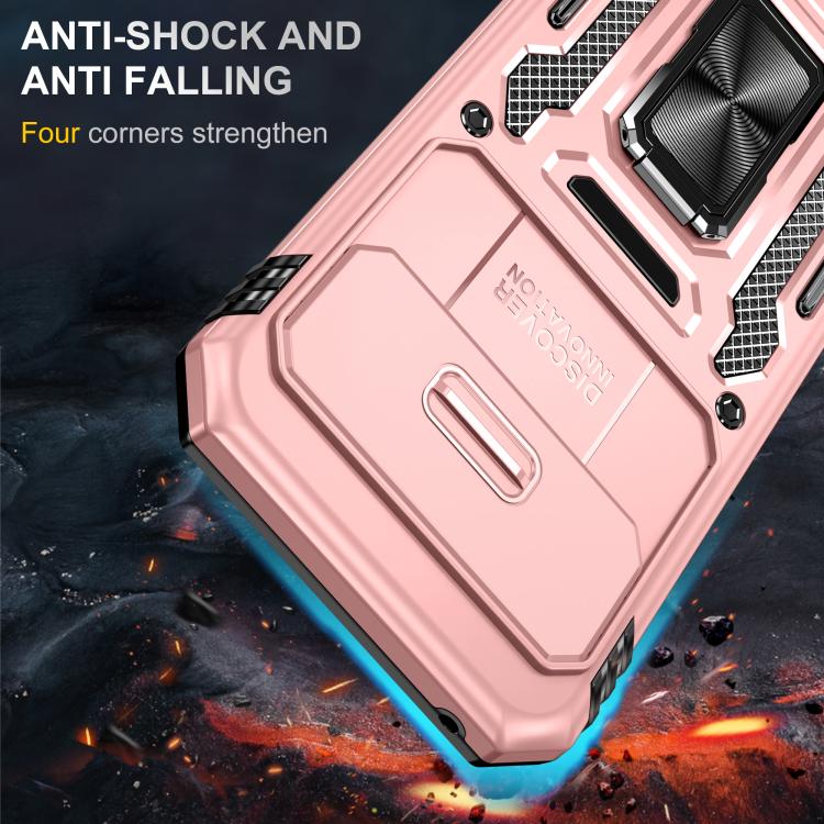 For Google Pixel 9a Armor PC + TPU Camera Shield Phone Case