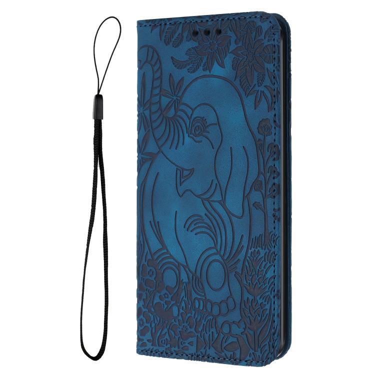 For Redmi 14C 4G Retro Elephant Embossed Leather Phone Case