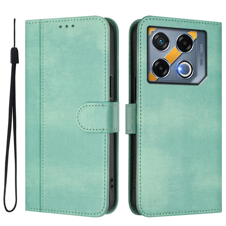 For Infinix GT 20 Pro 5G Line Splicing Buckle Retro Leather Phone Case