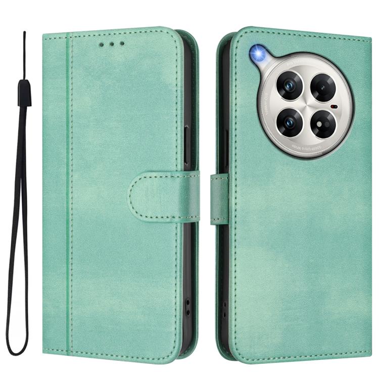 For Infinix Zero 40 4G / 5G Line Splicing Buckle Retro Leather Phone Case