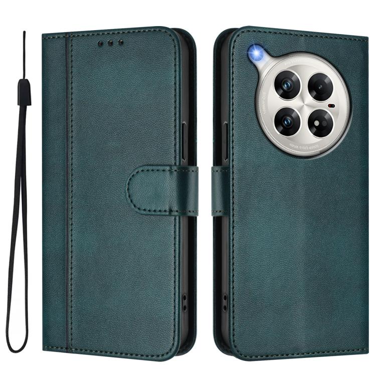 For Infinix Zero 40 4G / 5G Line Splicing Buckle Retro Leather Phone Case
