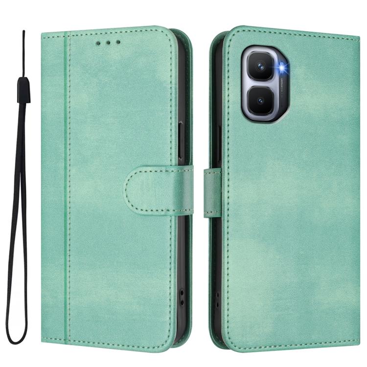 For Infinix GT 50 Pro 5G Line Splicing Buckle Retro Leather Phone Case