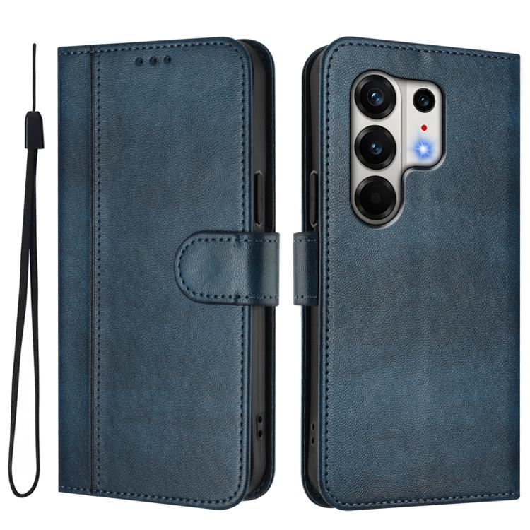 For Tecno Camon 50 Pro 4G Line Splicing Buckle Retro Leather Phone Case