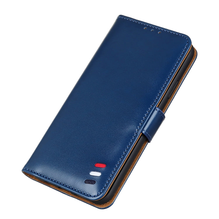 For Huawei Enjoy 20 3-Color Pearl Texture Magnetic Buckle Horizontal Flip PU Leather Case with Card Slots & Wallet & Holder