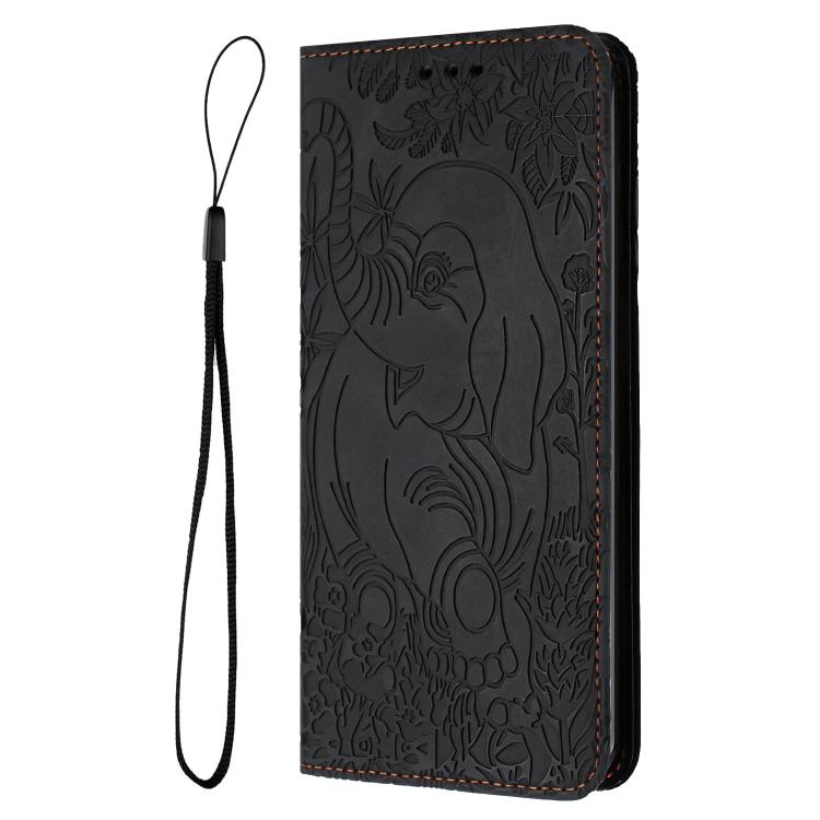 For Honor Magic5 Lite Retro Elephant Embossed Leather Phone Case