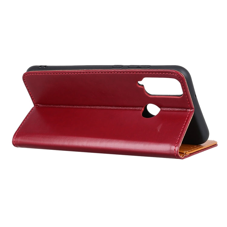 For Huawei Honor 4T 3-Color Pearl Texture Magnetic Buckle Horizontal Flip PU Leather Case with Card Slots & Wallet & Holder