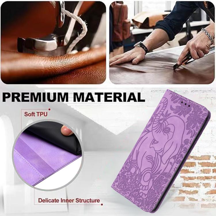 For Honor Magic6 Pro Retro Elephant Embossed Leather Phone Case