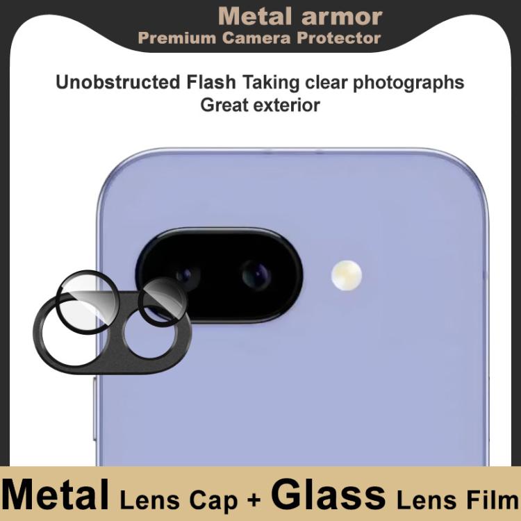 For Google Pixel 9a IMAK Metal Armor Premium Camera Protector Film