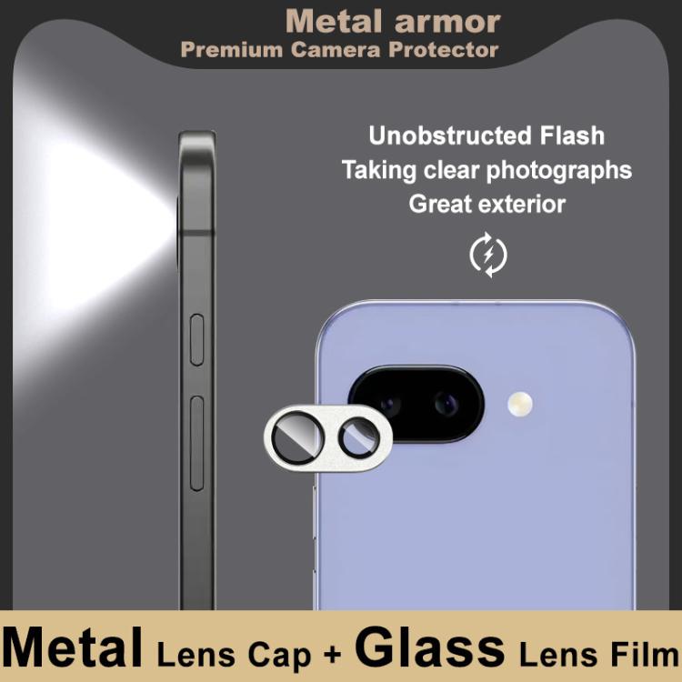 For Google Pixel 9a IMAK Metal Armor Premium Camera Protector Film