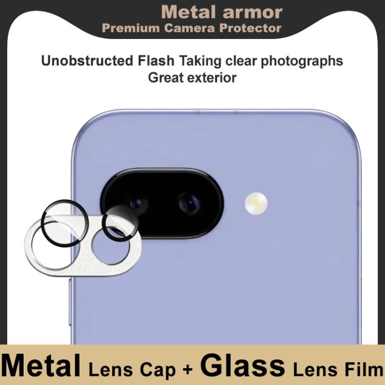 For Google Pixel 9a IMAK Metal Armor Premium Camera Protector Film