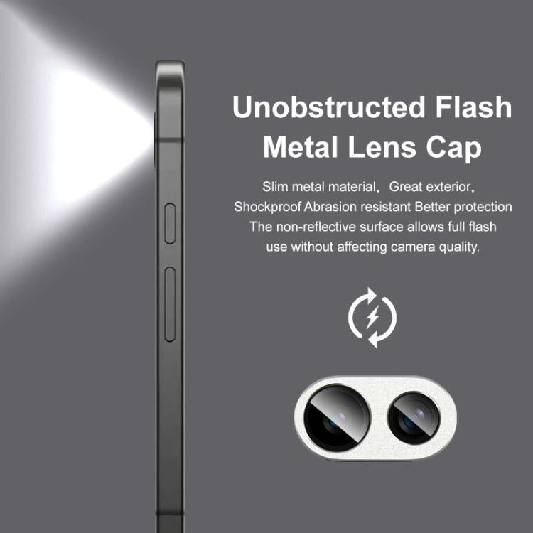 For Google Pixel 9a IMAK Metal Armor Premium Camera Protector Film