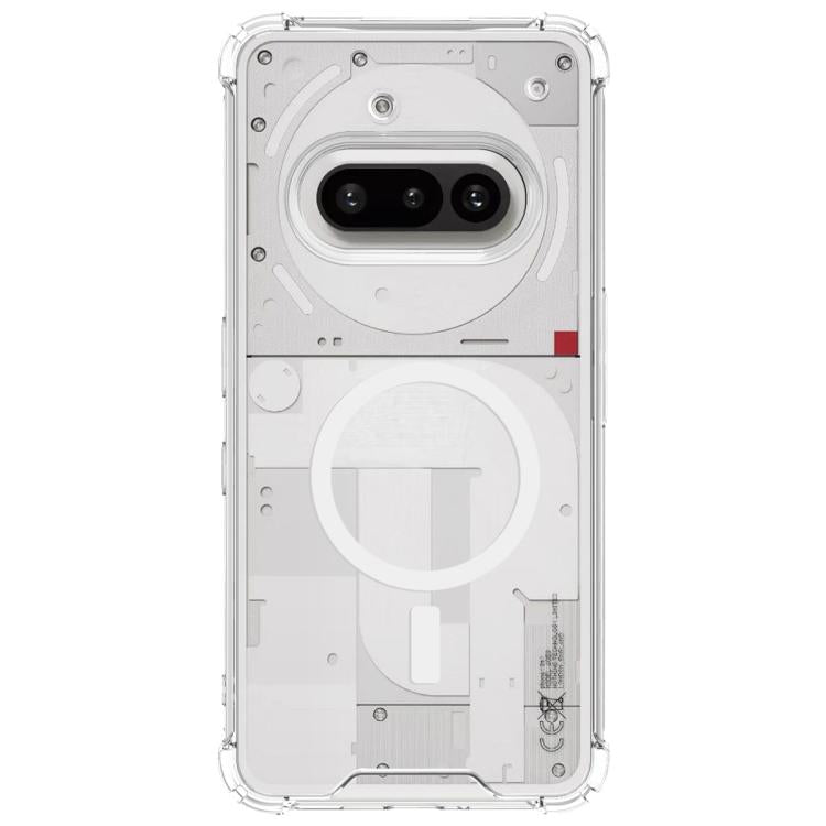 For Nothing Phone 3a 5G IMAK Space Shield PC + TPU Airbag Shockproof MagSafe Phone Case - Transparent