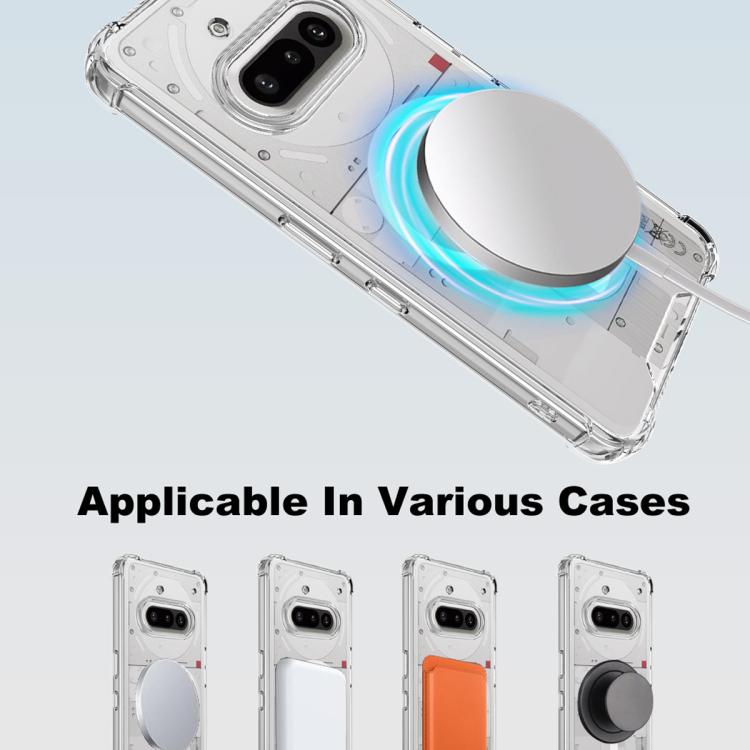 For Nothing Phone 3a 5G IMAK Space Shield PC + TPU Airbag Shockproof MagSafe Phone Case - Transparent