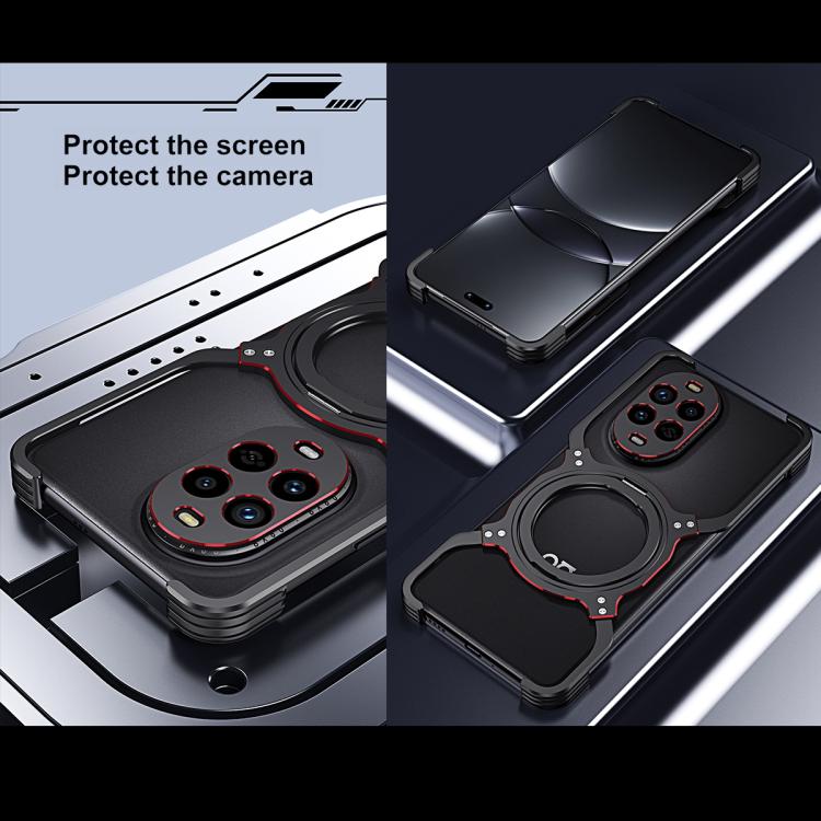 For Huawei nova 13 Pro Mechanical Arm Borderless MagSafe Holder Metal Phone Case