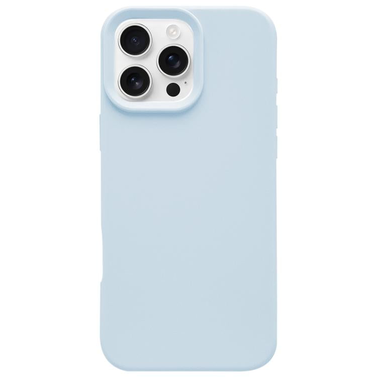 For iPhone 16 Pro Max Dopamine Simple Imitation Liquid Silicone Phone Case