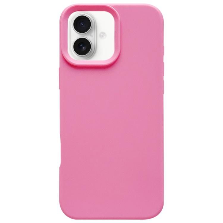 For iPhone 16 Plus Dopamine Simple Imitation Liquid Silicone Phone Case