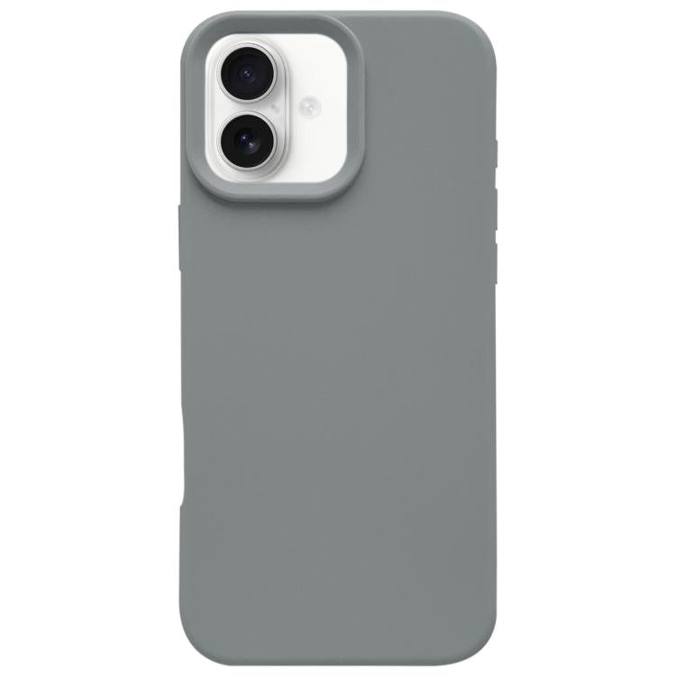 For iPhone 16 Plus Dopamine Simple Imitation Liquid Silicone Phone Case
