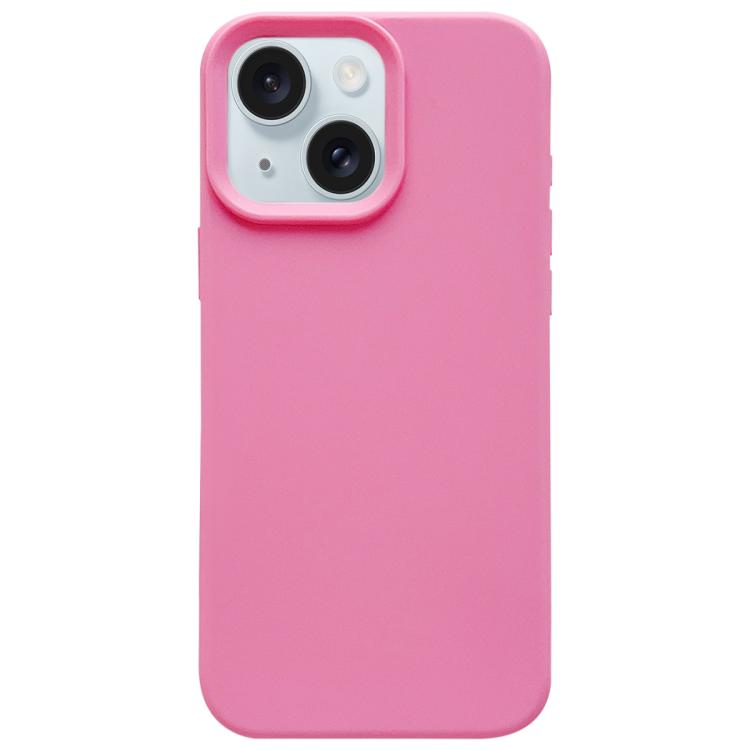 For iPhone 15 Plus Dopamine Simple Imitation Liquid Silicone Phone Case