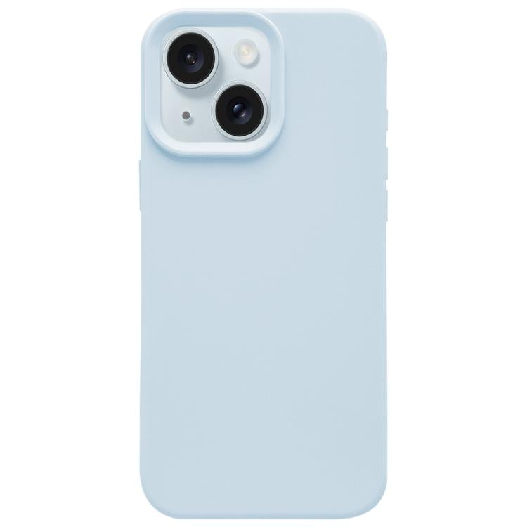 For iPhone 15 Dopamine Simple Imitation Liquid Silicone Phone Case