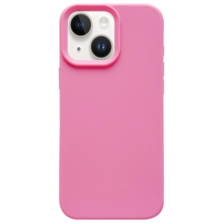 For iPhone 14 Plus Dopamine Simple Imitation Liquid Silicone Phone Case