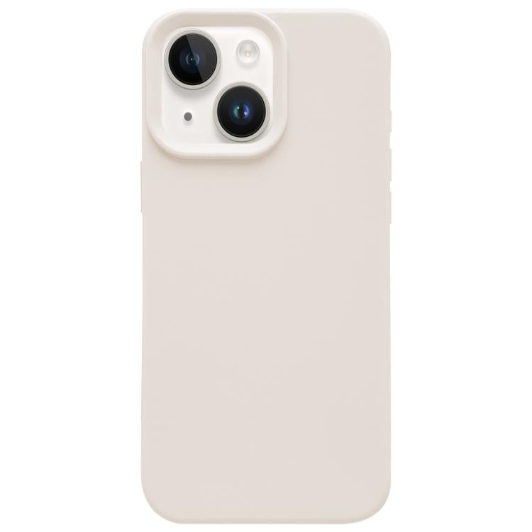 For iPhone 14 Plus Dopamine Simple Imitation Liquid Silicone Phone Case