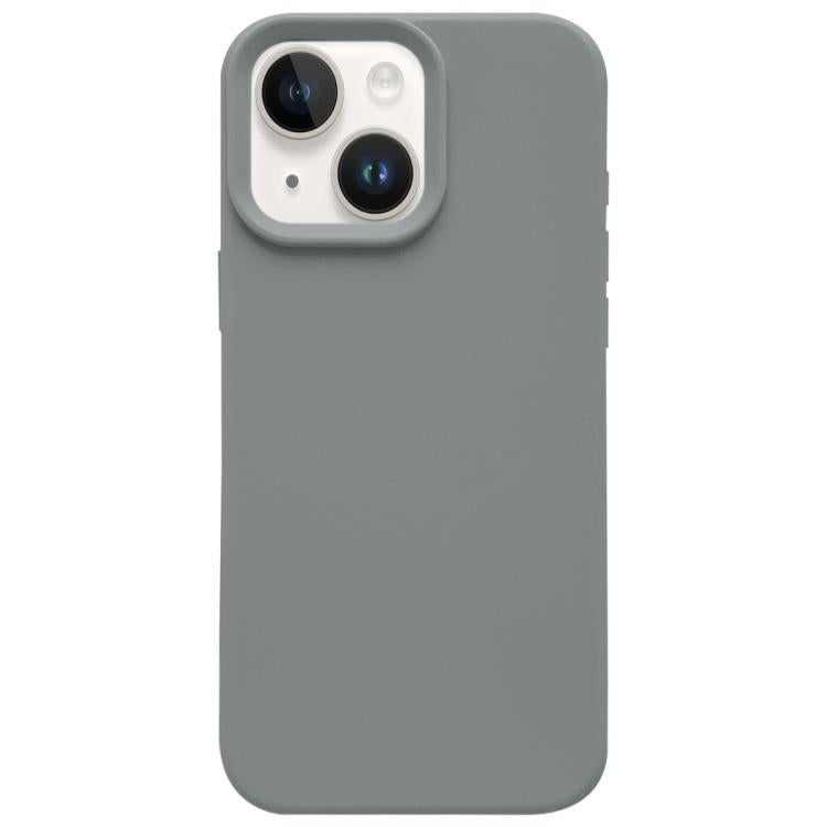 For iPhone 14 Plus Dopamine Simple Imitation Liquid Silicone Phone Case