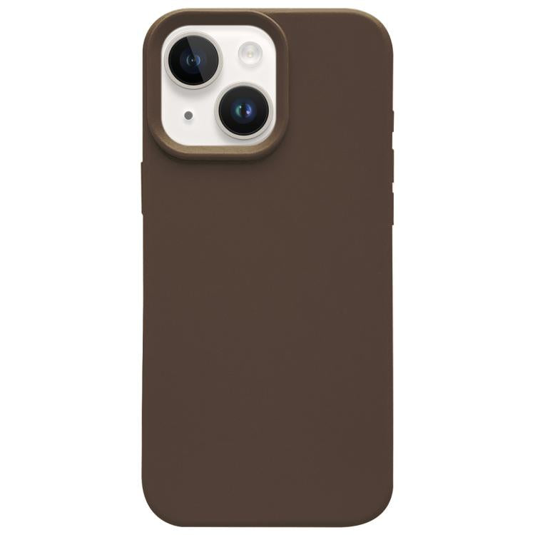 For iPhone 14 Plus Dopamine Simple Imitation Liquid Silicone Phone Case