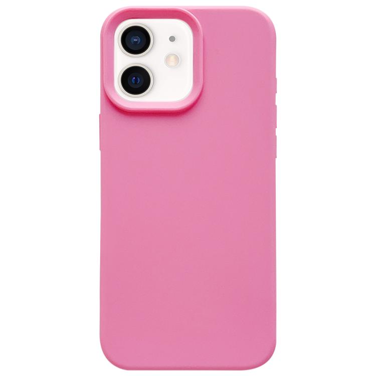 For iPhone 12 Dopamine Simple Imitation Liquid Silicone Phone Case