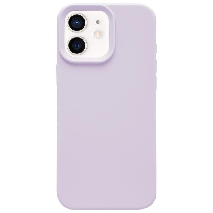 For iPhone 12 Dopamine Simple Imitation Liquid Silicone Phone Case