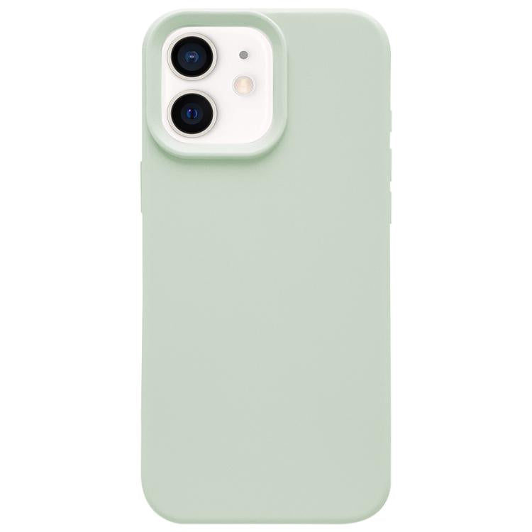For iPhone 12 Dopamine Simple Imitation Liquid Silicone Phone Case