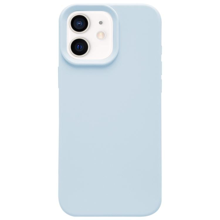 For iPhone 12 Dopamine Simple Imitation Liquid Silicone Phone Case