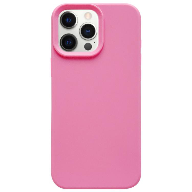 For iPhone 12 Pro Max Dopamine Simple Imitation Liquid Silicone Phone Case