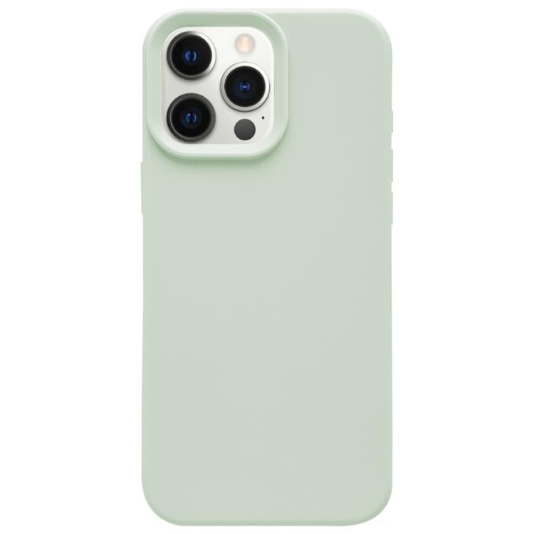 For iPhone 12 Pro Max Dopamine Simple Imitation Liquid Silicone Phone Case