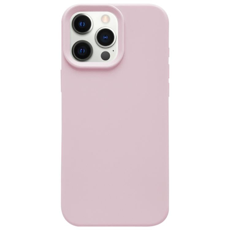 For iPhone 12 Pro Max Dopamine Simple Imitation Liquid Silicone Phone Case