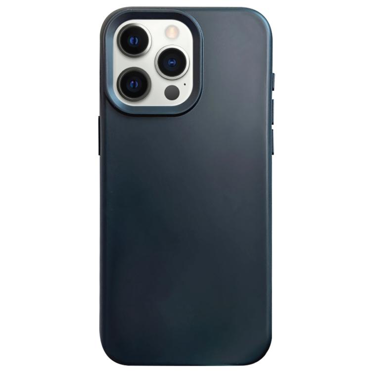 For iPhone 12 Pro Max Dopamine Simple Imitation Liquid Silicone Phone Case