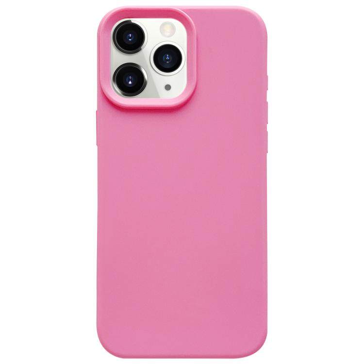 For iPhone 11 Pro Max Dopamine Simple Imitation Liquid Silicone Phone Case