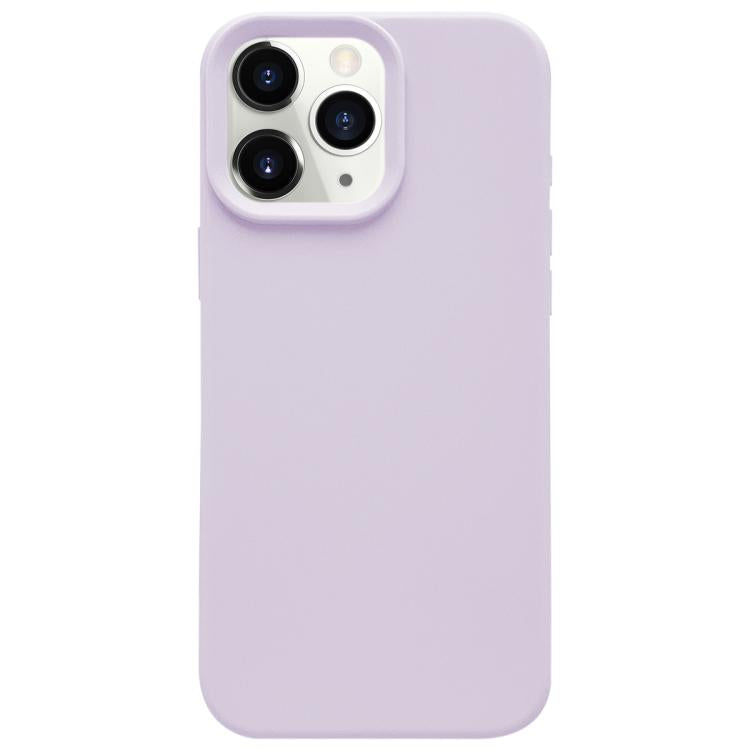 For iPhone 11 Pro Max Dopamine Simple Imitation Liquid Silicone Phone Case