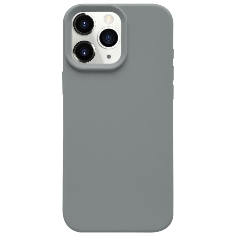 For iPhone 11 Pro Max Dopamine Simple Imitation Liquid Silicone Phone Case