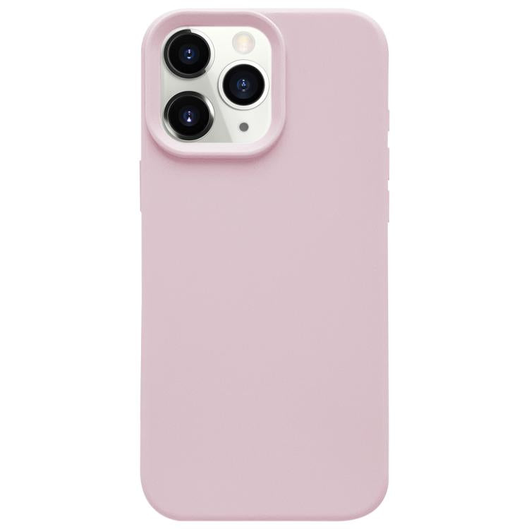 For iPhone 11 Pro Max Dopamine Simple Imitation Liquid Silicone Phone Case