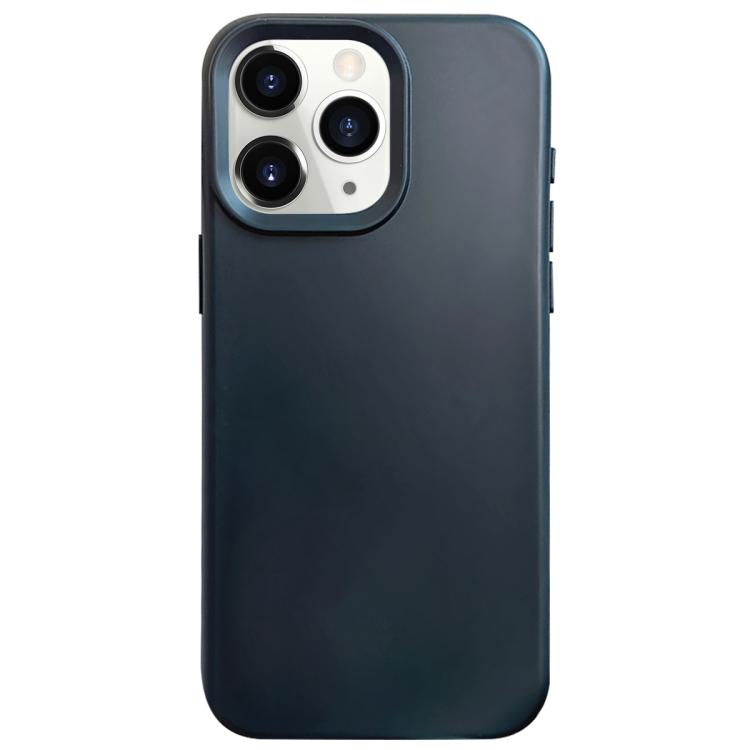 For iPhone 11 Pro Max Dopamine Simple Imitation Liquid Silicone Phone Case