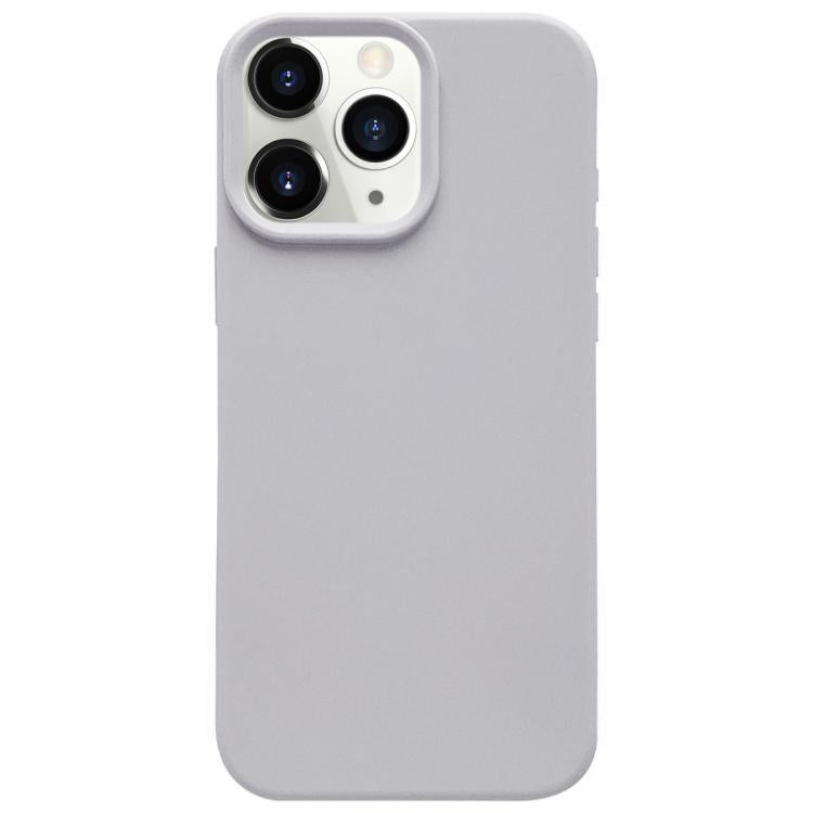 For iPhone 11 Pro Max Dopamine Simple Imitation Liquid Silicone Phone Case