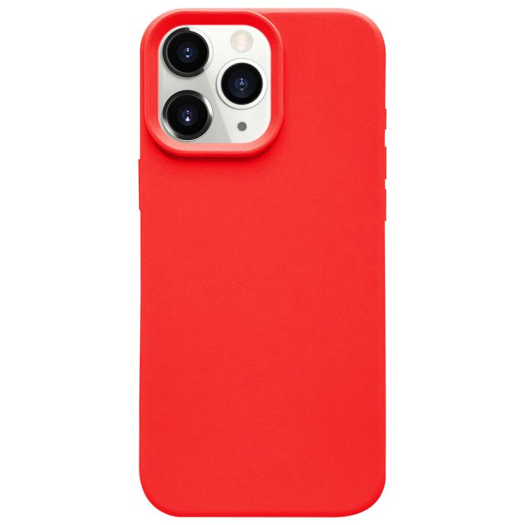 For iPhone 11 Pro Max Dopamine Simple Imitation Liquid Silicone Phone Case