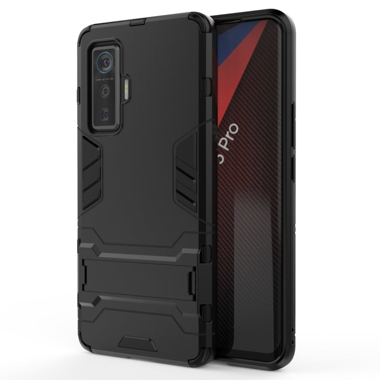 For Vivo iQOO 5 Pro 5G PC + TPU Shockproof Protective Case with Invisible Holder