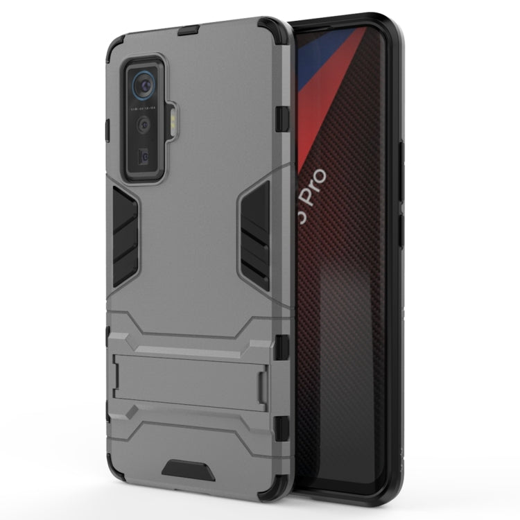 For Vivo iQOO 5 Pro 5G PC + TPU Shockproof Protective Case with Invisible Holder