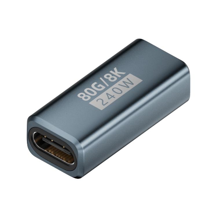 240W 80Gbps USB4 2.0 Type-C Full Function Adapter, Model:Female to Female