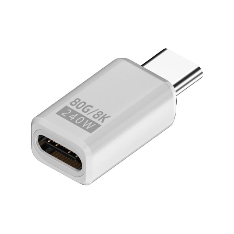 240W 80Gbps USB4 2.0 Type-C Full Function Adapter, Model:Straight Head